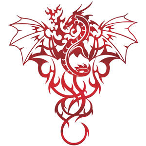 tribal dragon tattoos-tribal-dragon-tattoo-1
